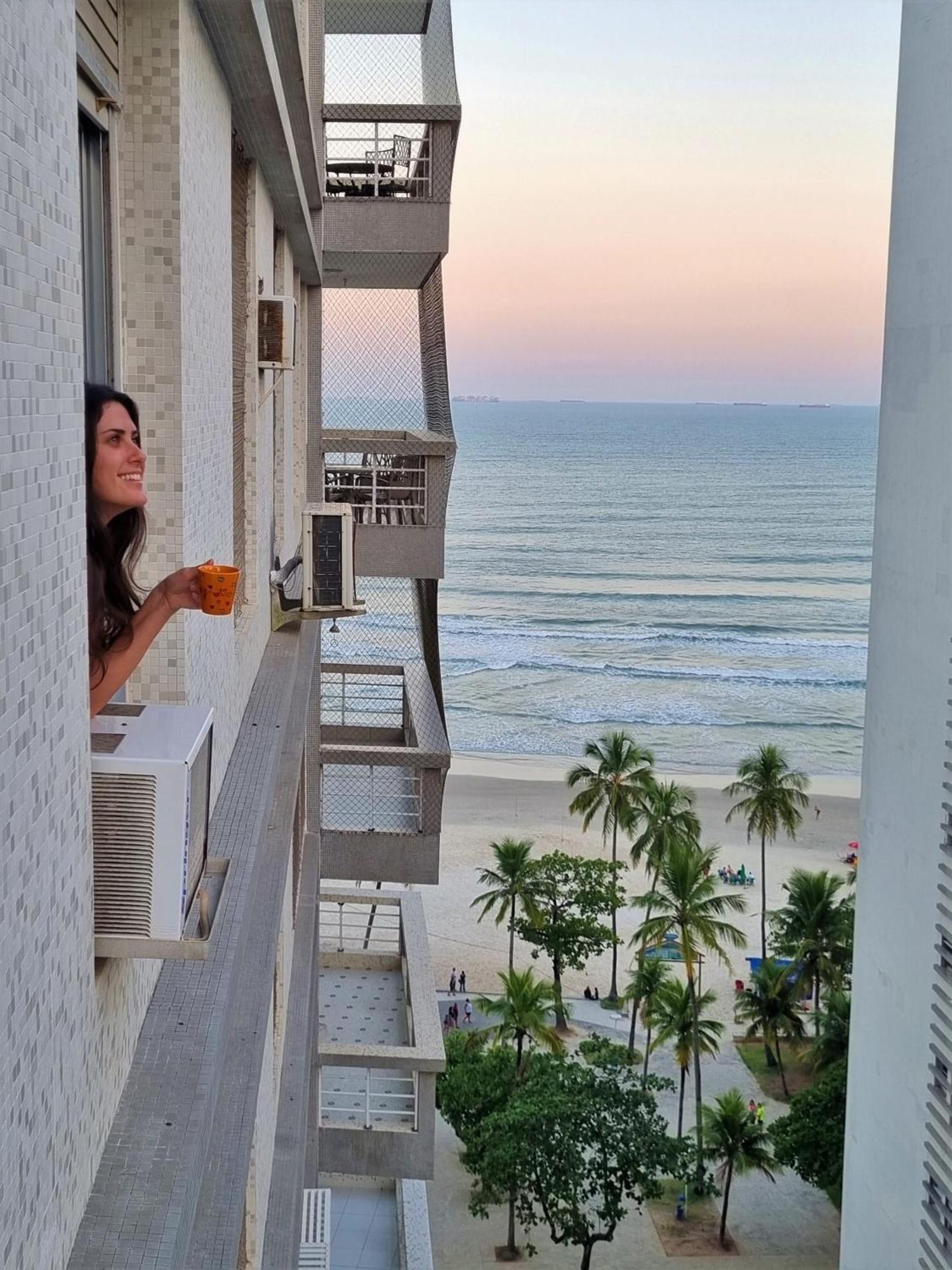 Apto pé na areia Praia das Pitangueiras - Centro Guarujá Extérieur photo